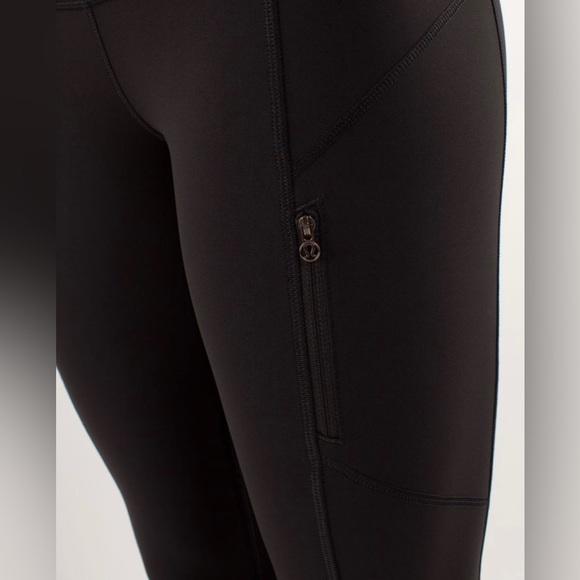 Lululemon Run: Ice Queen 7/8 Tight Black Size 4 - Picture 5 of 12
